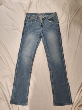 Classic Light Blue Mens Bootcut Jeans 34x32
